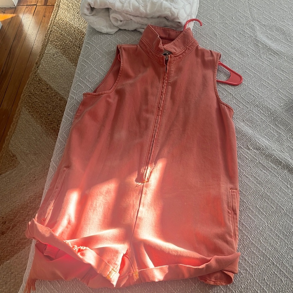 One Teaspoon Pink/coral Playsuit
